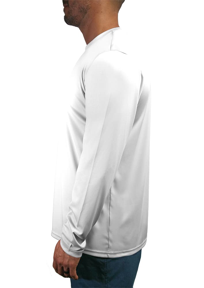 Men's UV Rash Guard with Long Sleeves and Crab Design Left Side ...
