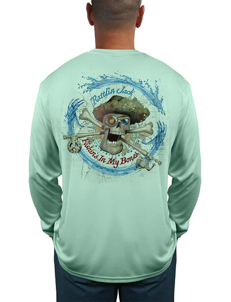 Rattlin Jack Original Compass UV Fishing Shirt Men's Moisture Wicking –  Rattlin Jack Sun Protection