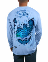 Skeleton-Water-UPF-50-Fishing-Shirt-Back-Blue