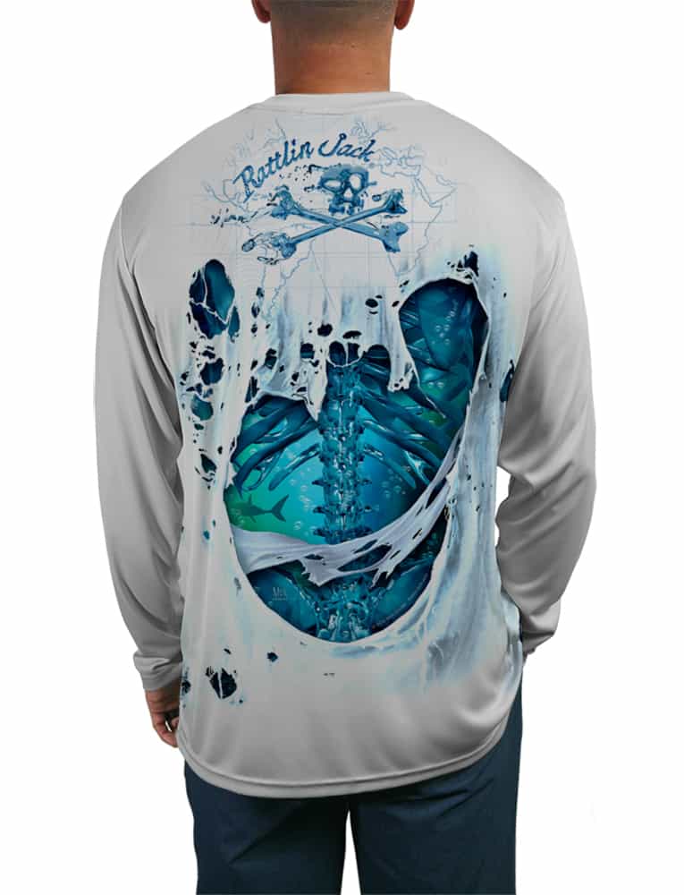 Skeleton-Water-UPF-50-Fishing-Shirt-LS-Rattlin-Jack-Front-Grey