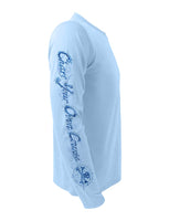 Chart-Your-Own-Course-Rattlin-Jack-Sun-Protection-Right-Sleeve shown in Blue
