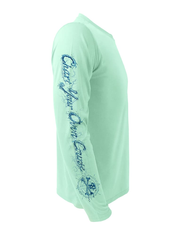 Chart-Your-Own-Course-Rattlin-Jack-Sun-Protection-Right-Sleeve shown in Teal