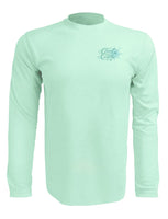 Chart-Your-Own-Course-Sun-Protection-Beach-Shirt-Front-Teal
