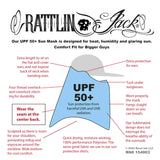 Rattlin-Jack-Comfort-Fit-UV-Fishing-Neck-Gaiter-Diagram How to wear
