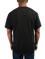 Fishin Machine Mens Cotton Short Sleeve T-Shirt Soft Ring Spun 6.1 oz Relaxed Fit Back View