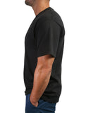 Fishin Machine Mens Cotton Short Sleeve T-Shirt Soft Ring Spun 6.1 oz Relaxed Fit Side View