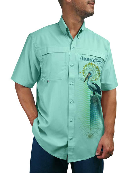 Pelican-Button-Down-Sun-Shirt-Chart-Your-Own-Course-Front-Teal