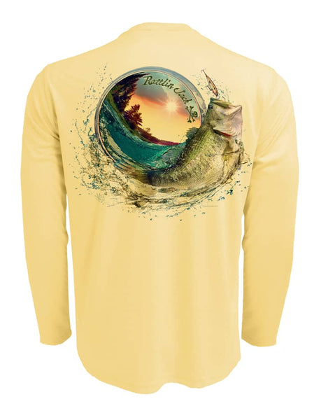 Rattlin Jack Bass World UV Fishing Shirt Men's UPF 50 Sun Protection –  Rattlin Jack Sun Protection