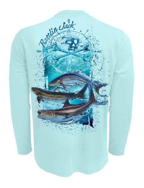 Fresh Water Fish Designs from Rattlin Jack Sun Protection Shirts