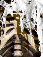 Rattlin-Jack-Skeleton-Bones-UV-Fishing-Shirt-Mens-UPF-50 Detail of Back View in White