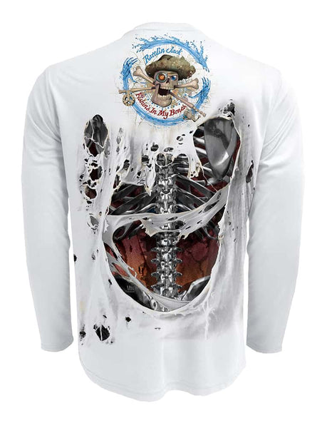 Rattlin Jack Skeleton Steel Bones Fishing Shirt Mens UV Sun Protection – Rattlin  Jack Sun Protection