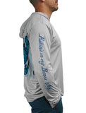 Rattlin-Jack-Skeleton-Water-Fishing-Shirt-Mens-UV Right Sleeve View in Grey