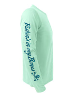 Rattlin-Jack-Skull-Logo-Fishing-Shirt-UPF-50-Mens-UV Right side view in Teal