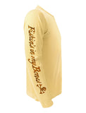 Rattlin-Jack-Skull-Logo-Fishing-Shirt-UPF-50-Mens-UV Right side view in Yellow