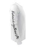 Rattlin-Jack-Skull-Logo-Grey-Ink-Fishing-Shirt-Mens Right View in White