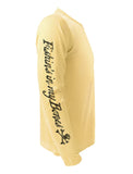 Rattlin-Jack-Skull-Logo-Grey-Ink-Fishing-Shirt-Mens Right View in Yellow
