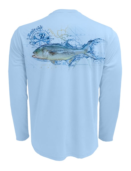 Rattlin Jack Sun Protection UV Shirt Bluefish Men’s Offshore Fishing