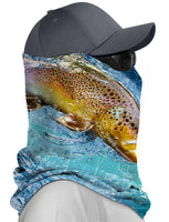 Rattlin-Jack-UV-Fishing-Neck-Gaiter-Brown-Trout-View of Right Side