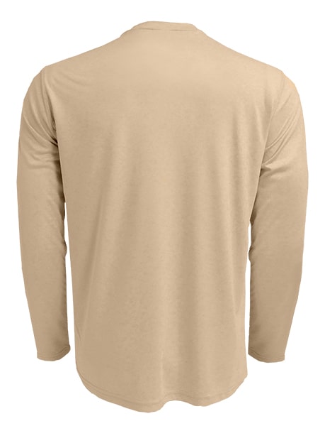 Men's Wrist Logo UV Fishing Shirt by Rattlin Jack | Moisture Wicking Rash Guard with UPF 50 Sun Protection | Long Sleeves | M / Yellow