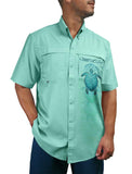Turtle-Button-Down-Sun-Shirt-Chart-Your-Own-Course-Front-Teal