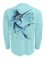 Rattlin Jack Water Marlin Fishing Shirt UV Men's Long Sleeve UPF 50 –  Rattlin Jack Sun Protection